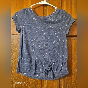 So. Size 10 Girls Tye Front Tshirt